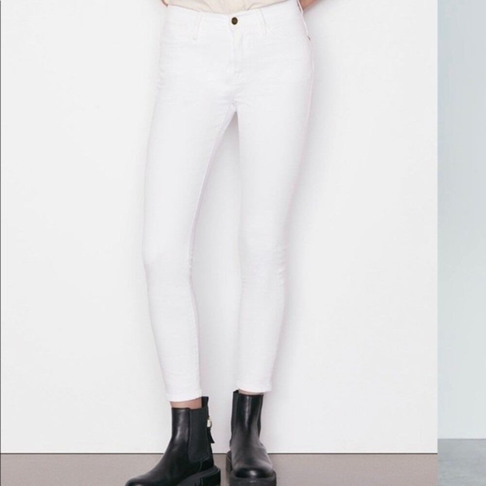 Frame Denim Le High Skinny White Jeans- Size 26- Great Condition!!!
